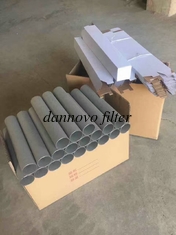 China 10 Micron titanium ss Stainless Steel Filter Elements Sintered Metal Filter cartridge supplier